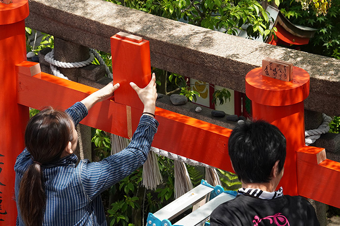 眼力稲荷大明神 鳥居奉納ワークショップ5